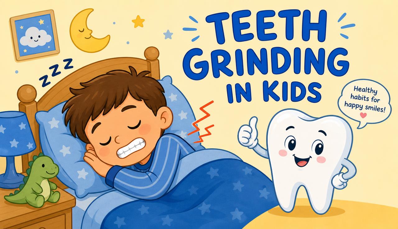 Teeth grinding in kids — bruxism causes and treatment, illustrated guide