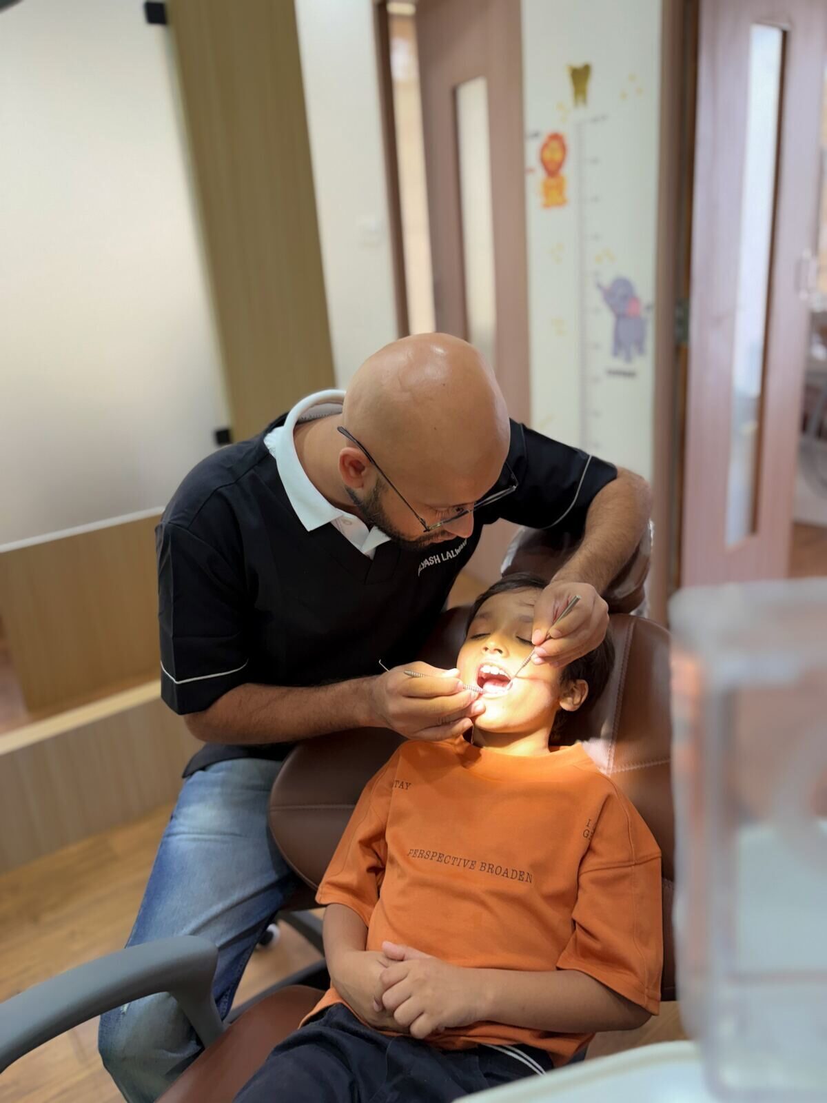 Checkup in progress