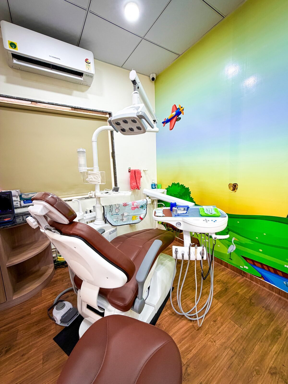 Welcoming entrance of Little Angels Kids Dental Care, Bharuch